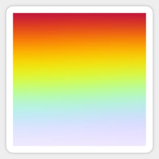 Dark To Light Rainbow Gradient Sticker
